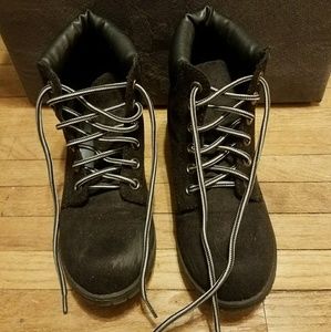 Black Lace Up Booties